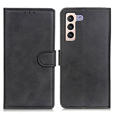 Custodia Portafoglio In Pelle Cover con Supporto A05D per Samsung Galaxy S21 5G Nero