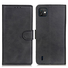 Custodia Portafoglio In Pelle Cover con Supporto A05D per Wiko Y82 Nero