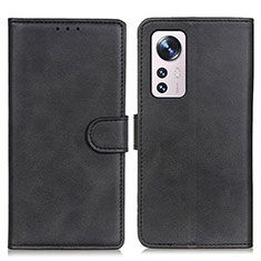 Custodia Portafoglio In Pelle Cover con Supporto A05D per Xiaomi Mi 12S 5G Nero