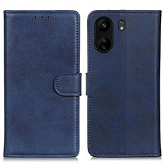 Custodia Portafoglio In Pelle Cover con Supporto A05D per Xiaomi Poco C65 Blu