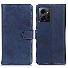 Custodia Portafoglio In Pelle Cover con Supporto A05D per Xiaomi Redmi Note 12 4G Blu