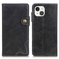 Custodia Portafoglio In Pelle Cover con Supporto A06 per Apple iPhone 14 Nero