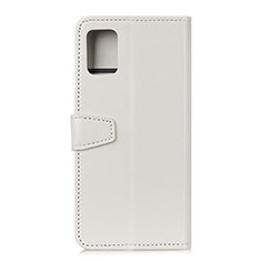 Custodia Portafoglio In Pelle Cover con Supporto A06D per Motorola Moto Edge S 5G Bianco