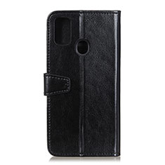 Custodia Portafoglio In Pelle Cover con Supporto A06D per Motorola Moto G31 Nero