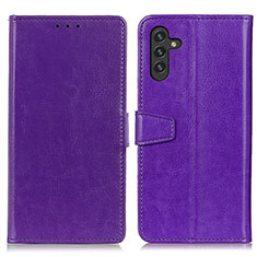 Custodia Portafoglio In Pelle Cover con Supporto A06D per Samsung Galaxy A13 5G Viola