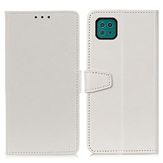 Custodia Portafoglio In Pelle Cover con Supporto A06D per Samsung Galaxy A22 5G Bianco