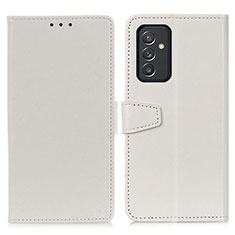 Custodia Portafoglio In Pelle Cover con Supporto A06D per Samsung Galaxy A24 4G Bianco