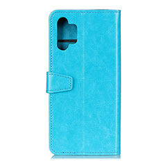 Custodia Portafoglio In Pelle Cover con Supporto A06D per Samsung Galaxy A32 5G Cielo Blu