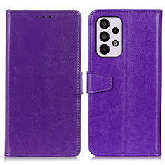 Custodia Portafoglio In Pelle Cover con Supporto A06D per Samsung Galaxy A33 5G Viola