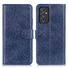 Custodia Portafoglio In Pelle Cover con Supporto A07D per Samsung Galaxy A24 4G Blu