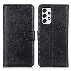 Custodia Portafoglio In Pelle Cover con Supporto A07D per Samsung Galaxy A53 5G Nero