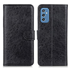 Custodia Portafoglio In Pelle Cover con Supporto A07D per Samsung Galaxy M52 5G Nero