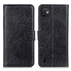 Custodia Portafoglio In Pelle Cover con Supporto A07D per Wiko Y82 Nero