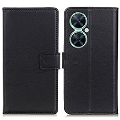 Custodia Portafoglio In Pelle Cover con Supporto A08D per Huawei Nova 11i Nero