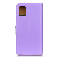 Custodia Portafoglio In Pelle Cover con Supporto A08D per Motorola Moto Edge S 5G Viola