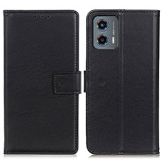 Custodia Portafoglio In Pelle Cover con Supporto A08D per Motorola Moto G 5G (2023) Nero