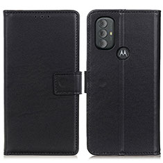 Custodia Portafoglio In Pelle Cover con Supporto A08D per Motorola Moto G Play (2023) Nero