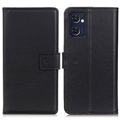 Custodia Portafoglio In Pelle Cover con Supporto A08D per OnePlus Nord CE 2 5G Nero