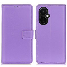 Custodia Portafoglio In Pelle Cover con Supporto A08D per OnePlus Nord CE 3 Lite 5G Viola