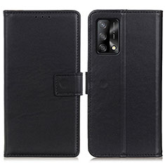 Custodia Portafoglio In Pelle Cover con Supporto A08D per Oppo F19s Nero