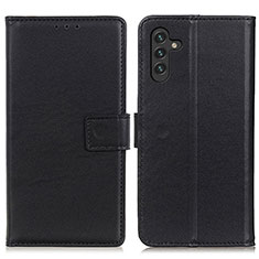 Custodia Portafoglio In Pelle Cover con Supporto A08D per Samsung Galaxy A04s Nero