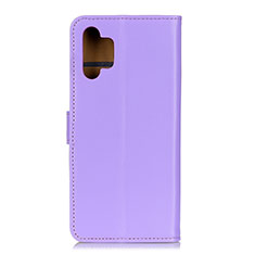 Custodia Portafoglio In Pelle Cover con Supporto A08D per Samsung Galaxy A32 4G Viola