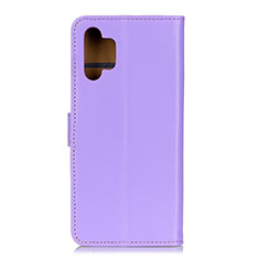 Custodia Portafoglio In Pelle Cover con Supporto A08D per Samsung Galaxy A32 5G Viola