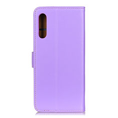 Custodia Portafoglio In Pelle Cover con Supporto A08D per Samsung Galaxy A41 SC-41A Viola