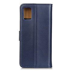Custodia Portafoglio In Pelle Cover con Supporto A08D per Samsung Galaxy A72 4G Blu