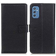 Custodia Portafoglio In Pelle Cover con Supporto A08D per Samsung Galaxy M52 5G Nero