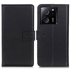 Custodia Portafoglio In Pelle Cover con Supporto A08D per Xiaomi Mi 13T Pro 5G Nero