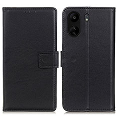 Custodia Portafoglio In Pelle Cover con Supporto A08D per Xiaomi Redmi 13C Nero