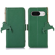 Custodia Portafoglio In Pelle Cover con Supporto A10D per Google Pixel 8a 5G Verde