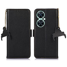 Custodia Portafoglio In Pelle Cover con Supporto A10D per Huawei Nova 11i Nero