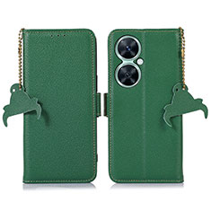 Custodia Portafoglio In Pelle Cover con Supporto A10D per Huawei Nova 11i Verde