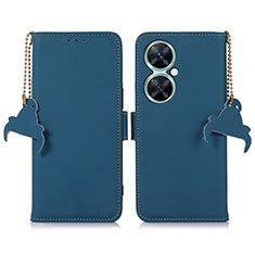 Custodia Portafoglio In Pelle Cover con Supporto A11D per Huawei Nova 11i Blu