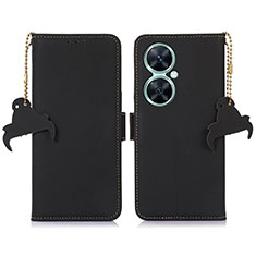 Custodia Portafoglio In Pelle Cover con Supporto A11D per Huawei Nova 11i Nero