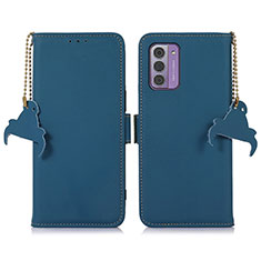 Custodia Portafoglio In Pelle Cover con Supporto A11D per Nokia G42 5G Blu