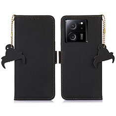 Custodia Portafoglio In Pelle Cover con Supporto A11D per Xiaomi Mi 13T 5G Nero