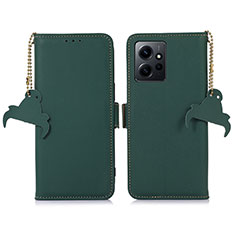 Custodia Portafoglio In Pelle Cover con Supporto A11D per Xiaomi Redmi Note 12 4G Marrone