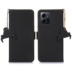 Custodia Portafoglio In Pelle Cover con Supporto A11D per Xiaomi Redmi Note 12 4G Nero