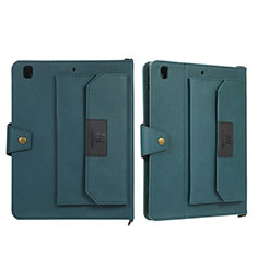 Custodia Portafoglio In Pelle Cover con Supporto AD1 per Apple iPad 10.2 (2019) Verde