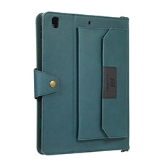 Custodia Portafoglio In Pelle Cover con Supporto AD1 per Apple iPad Air 2 Verde