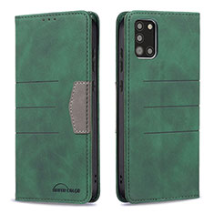 Custodia Portafoglio In Pelle Cover con Supporto B01F per Samsung Galaxy A31 Verde