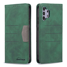 Custodia Portafoglio In Pelle Cover con Supporto B01F per Samsung Galaxy M32 5G Verde