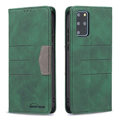 Custodia Portafoglio In Pelle Cover con Supporto B01F per Samsung Galaxy S20 Plus 5G Verde