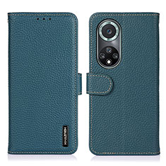 Custodia Portafoglio In Pelle Cover con Supporto B01H per Huawei Honor 50 Pro 5G Verde