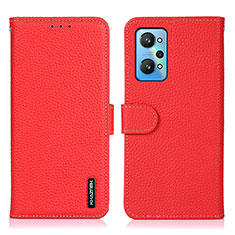 Custodia Portafoglio In Pelle Cover con Supporto B01H per Realme Q5 Pro 5G Rosso