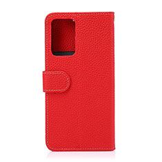 Custodia Portafoglio In Pelle Cover con Supporto B01H per Samsung Galaxy A52 5G Rosso