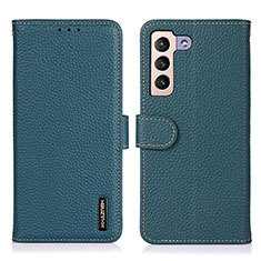 Custodia Portafoglio In Pelle Cover con Supporto B01H per Samsung Galaxy S25 5G Verde